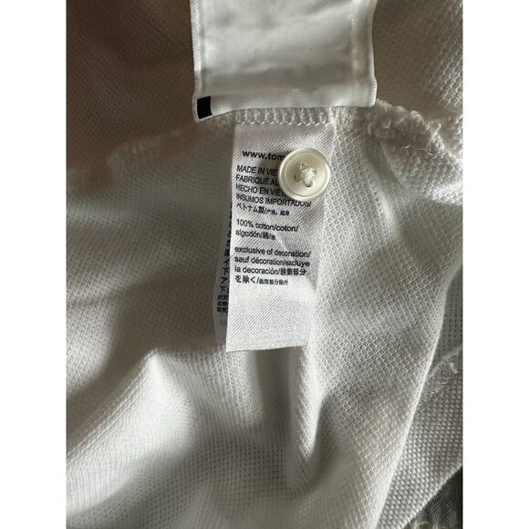 Tommy Hilfiger Men's White Polo Stars & Stripes Collar XXXL 3XL Patriotic USA - Picture 5 of 5